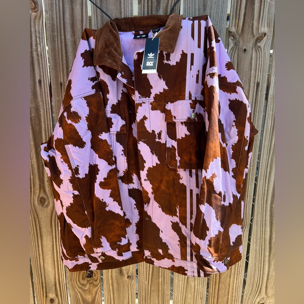 IVY PARK: RODEO, Denim Cow-Print Jacket